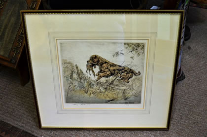 Signed engraving