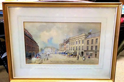 Watercolour Signed....J.W.Carey 1917. 