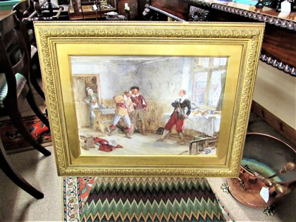 Gilt framed watercolour