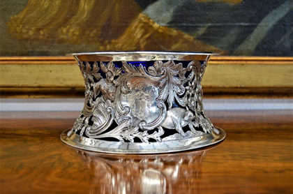 Irish silver dish ring