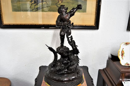 Japanese bronze figure