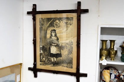 Oak framed print