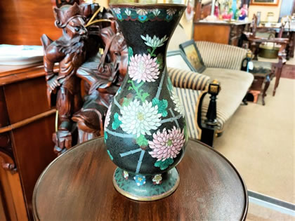 Cloisonne vase