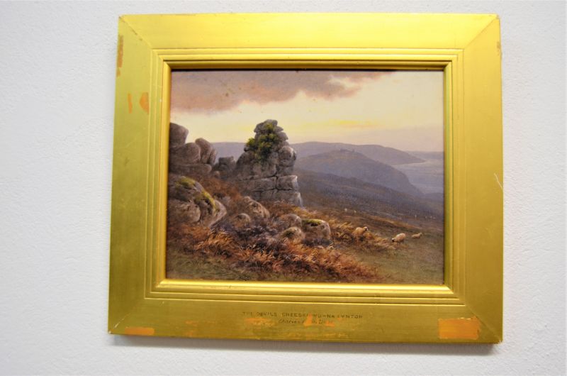 Watercolour in gilt frame
