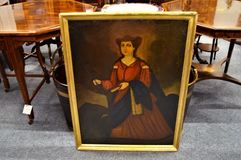 18th century oil portrait