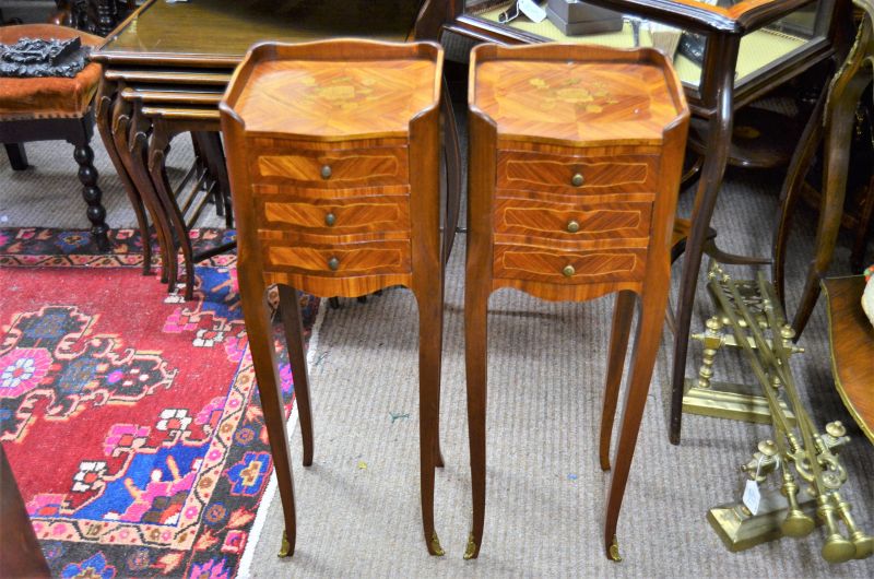 Pair of french pedestals