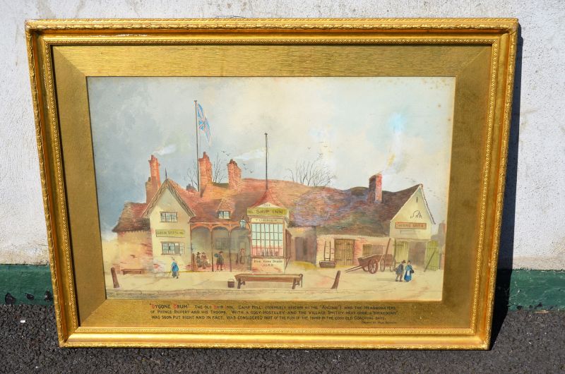 Gilt framed watercolour