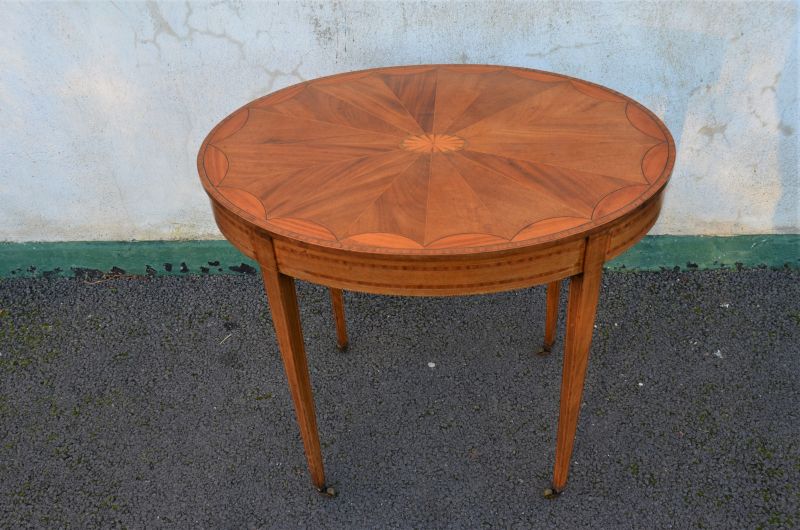 Edwardian satinwood occasional table