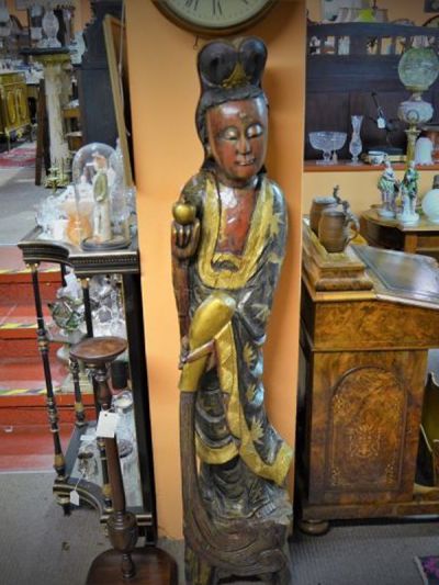 Carved wooden figure  