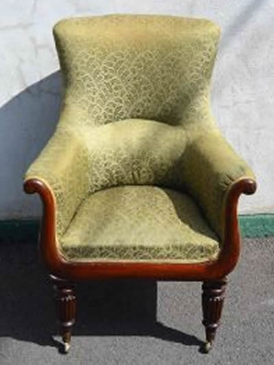 William IV mahogany armchair