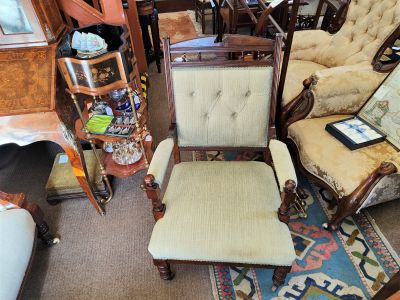 Late victorian armchair