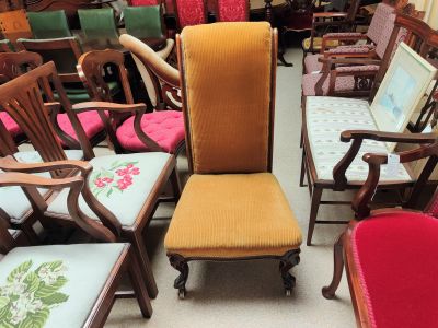 Victorian mahogany chair