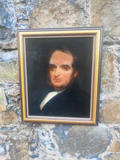 Framed georgian portrait