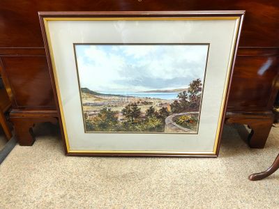 Framed oil painting by colin gibson