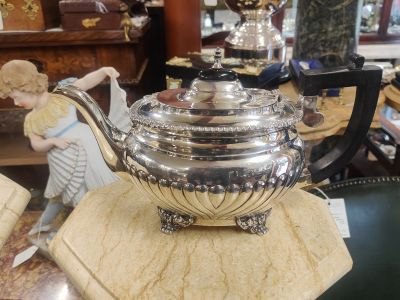 Irish silver tea pot