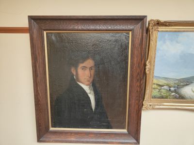 19th century framed oil painting