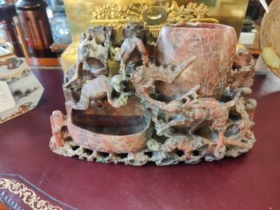 Chinese carved soapstone