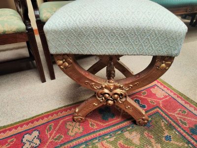 Giltwood stool