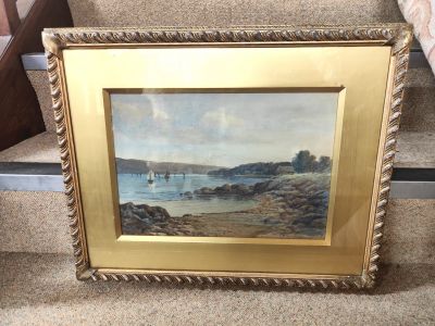Gilt framed watercolour