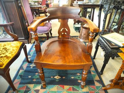 Mahogany desk chair