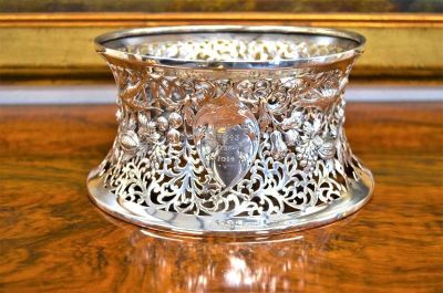 Irish silver dish ring