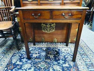 Georgian mahogany side table