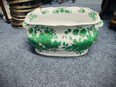Victorian porcelain foot bath