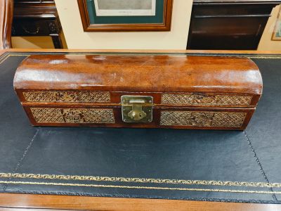 Old chinese scroll box 