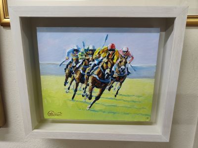 Framed oil on canvas by irish artist leo casement 