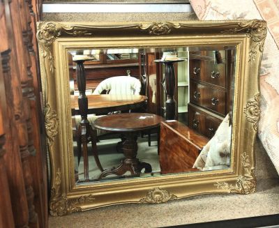 Gilt framed mirror