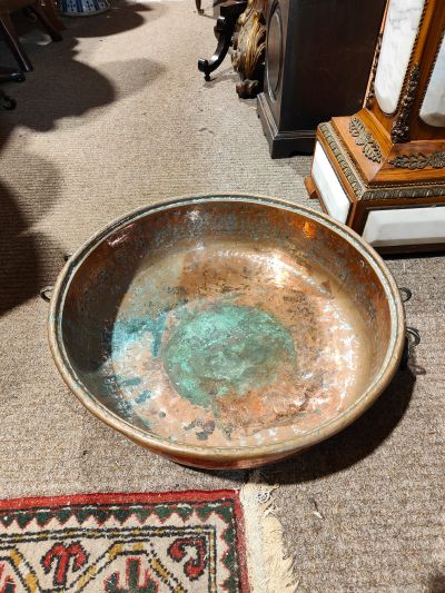 Old copper pan