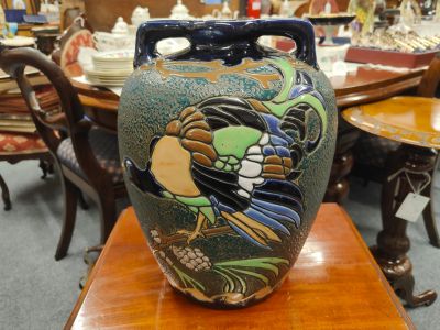 Large pottery austrian amphora vase