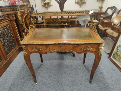 19th century kingswood desk with ormolu mounts