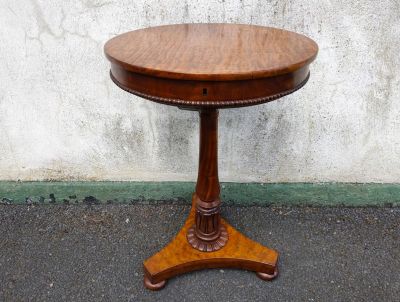 Victorian walnut work table