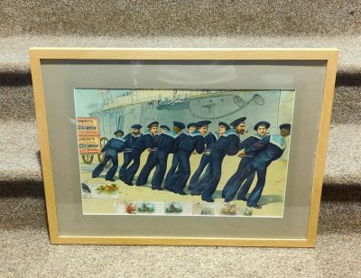 Old murray's navy cut print