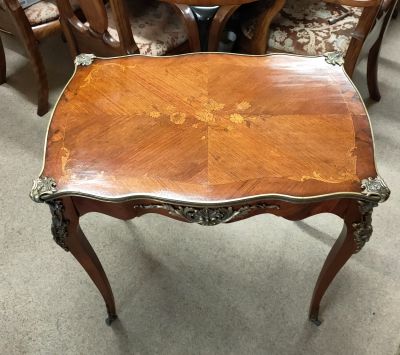 French kingwood side table