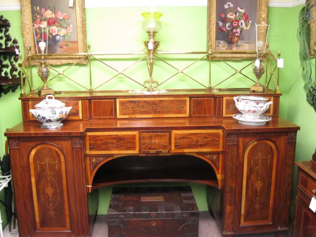 A 19th century mahogany sideboard