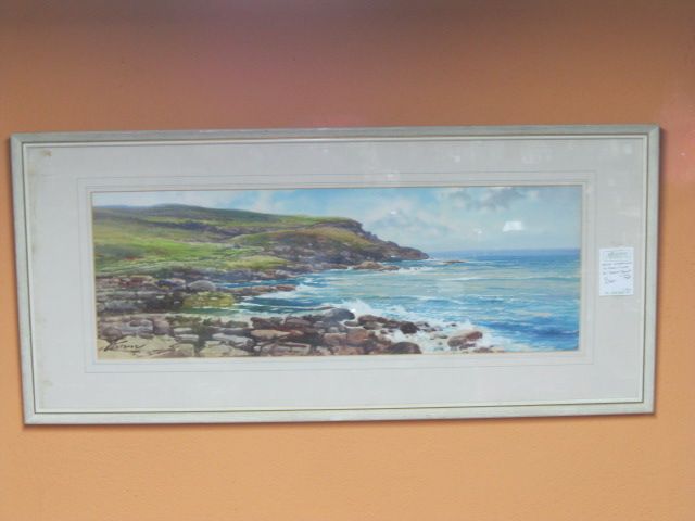 Irish watercolour, signed