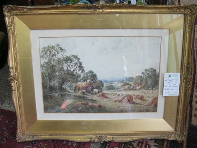 Pair of 19th century watercolours, signed