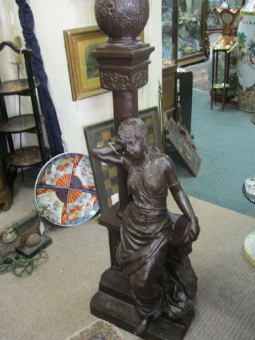Large spelter figure