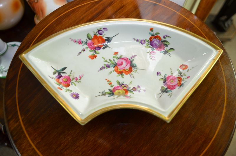 19th century hand painted dish