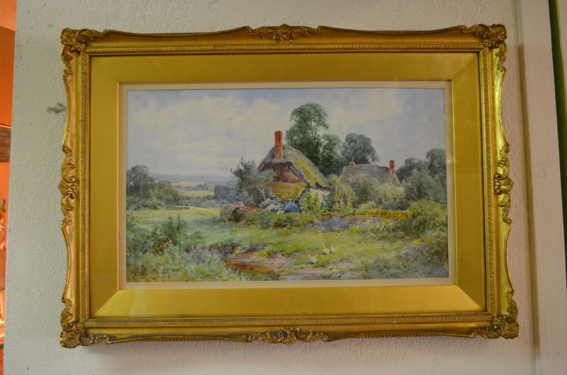 Gilt Framed Watercolour Signed
