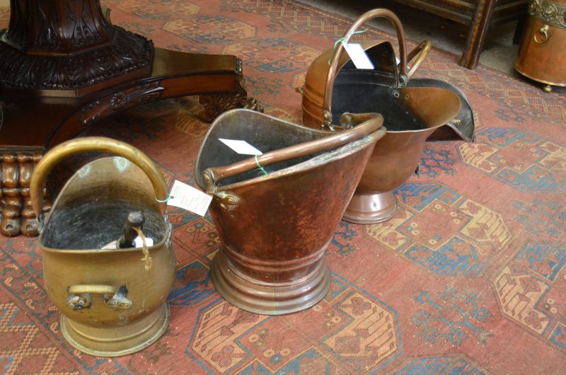Various coal scuttle/ helmets available