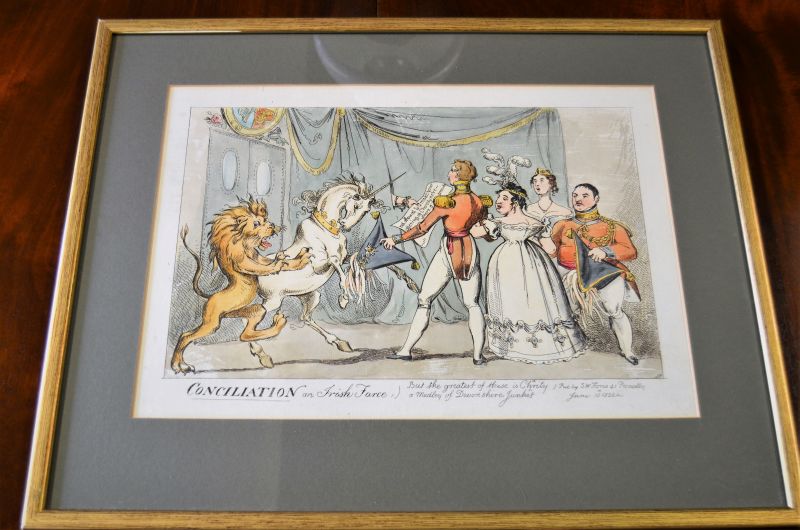 19th century irish political engraving