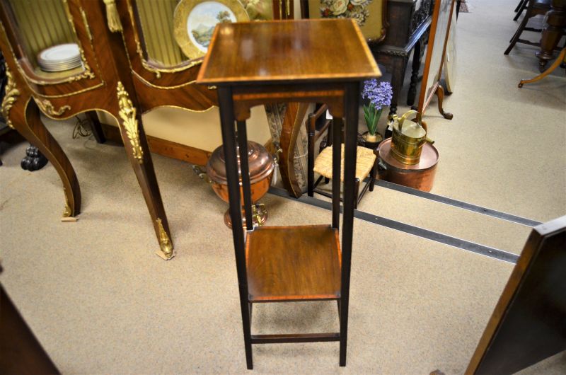 Edwardian mahogany plant stand