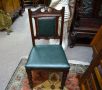 Set of four late Victorian chairs Thumbnail 2