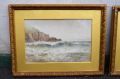 Pair signed gilt framed watercolours Thumbnail 2