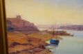 19th century gilt framed watercolour,signed Thumbnail 3