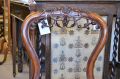 Victorian mahogany low chair Thumbnail 2