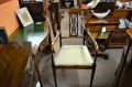 Edwardian mahogany armchair Thumbnail 1